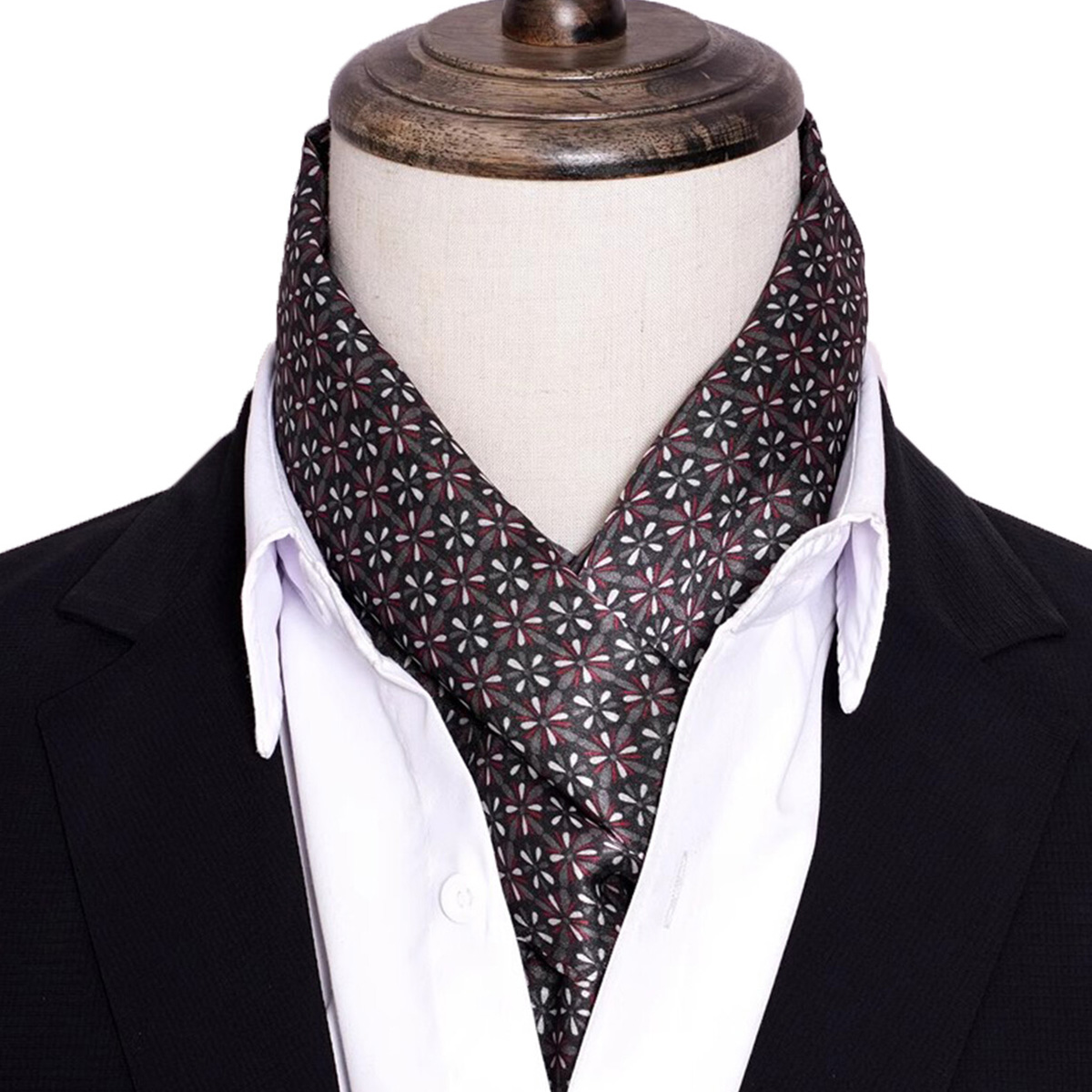 Travel Accessories For Men - Sciarpa di seta a righe da