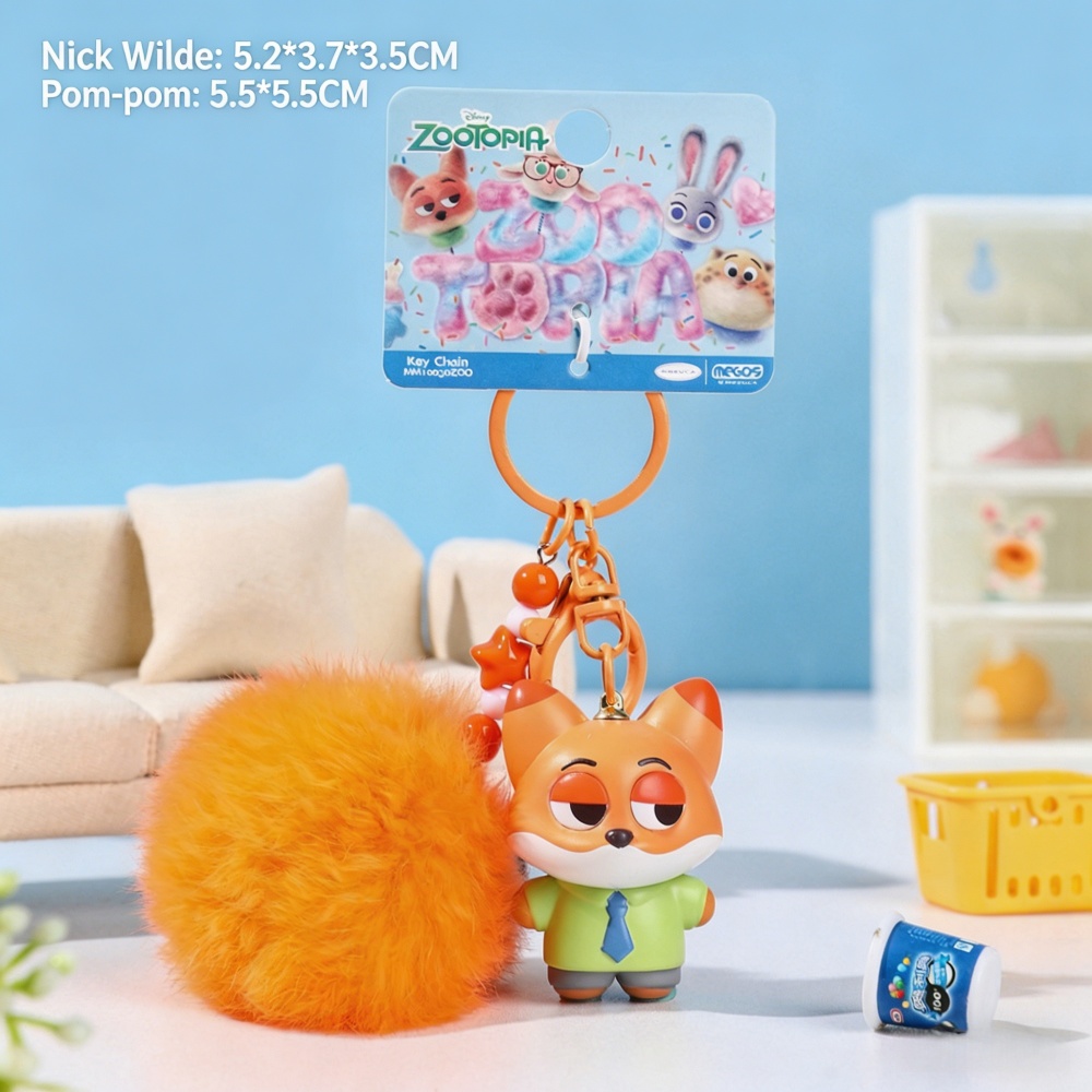 Travel Accessories Disney - Autentico Accessorio Disney Zootopia, Portachiavi Peluche
