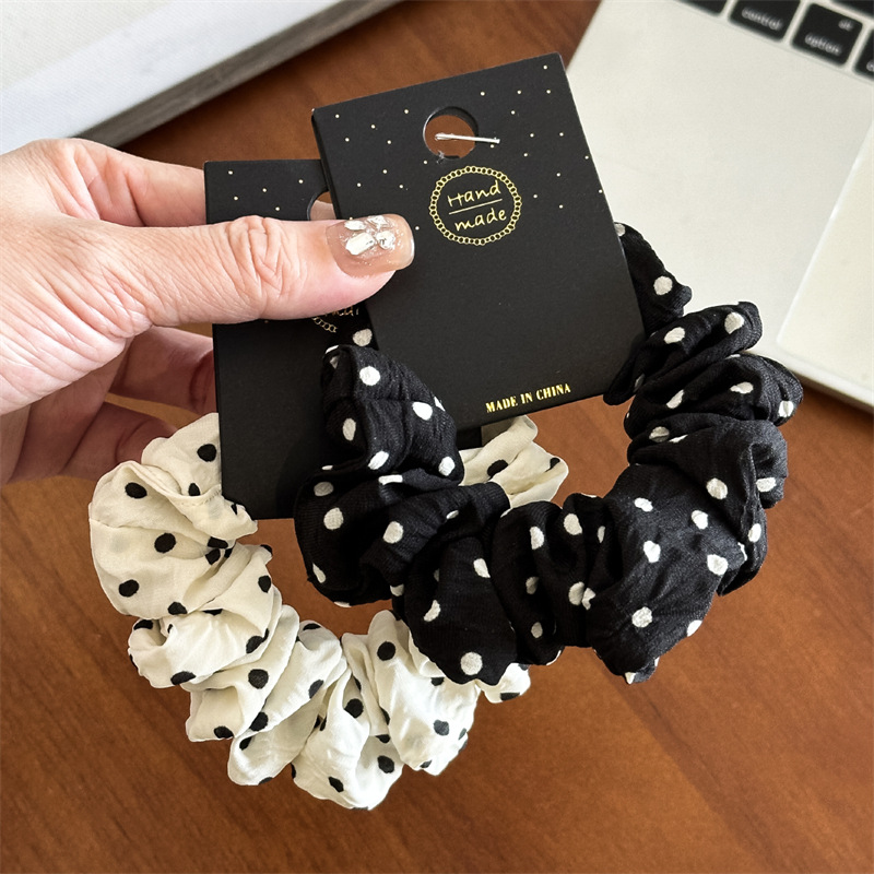 Travel Accessories Girls - 11 cm/14 cm Dot Panno Scrunchies