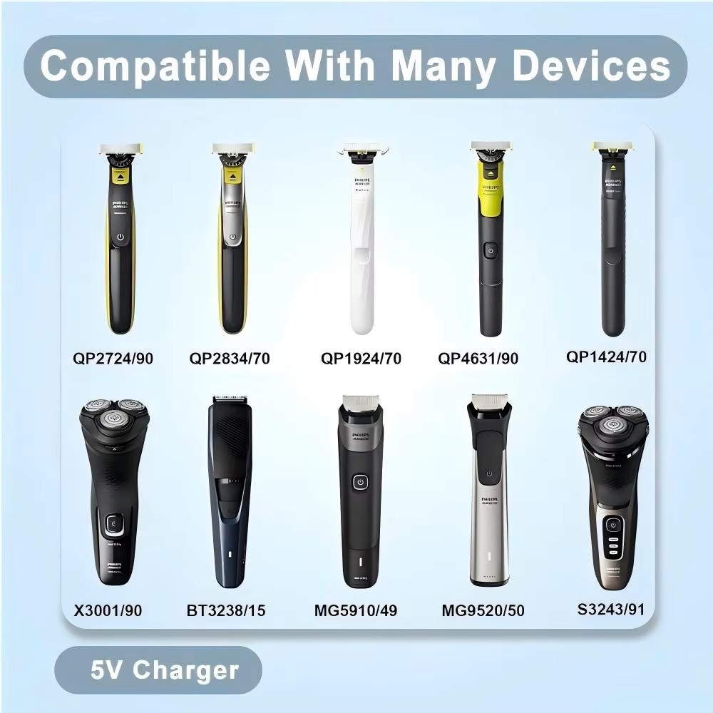 Travel Accessories Electronics - Caricatore USB-C 5V per Rasoio Philips