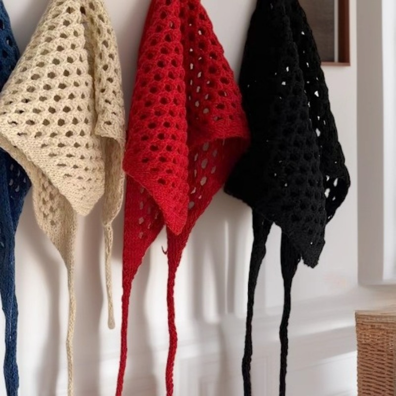 Travel Accessories Girls - Foulard a triangolo cavo lavorato a
