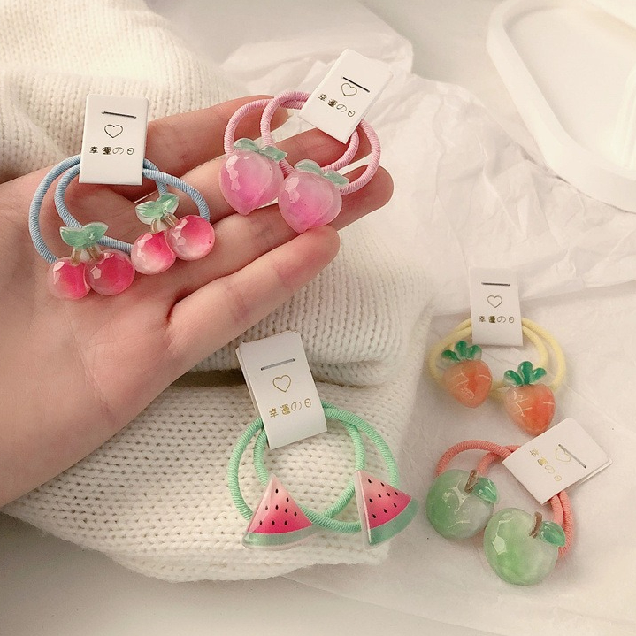 Travel Accessories For Kids - Elastici per capelli carota per bambini