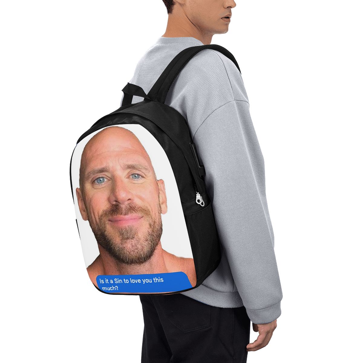 Travel Packing Accessories - Zaino Johnny Sins Flirty Text Bubble,
