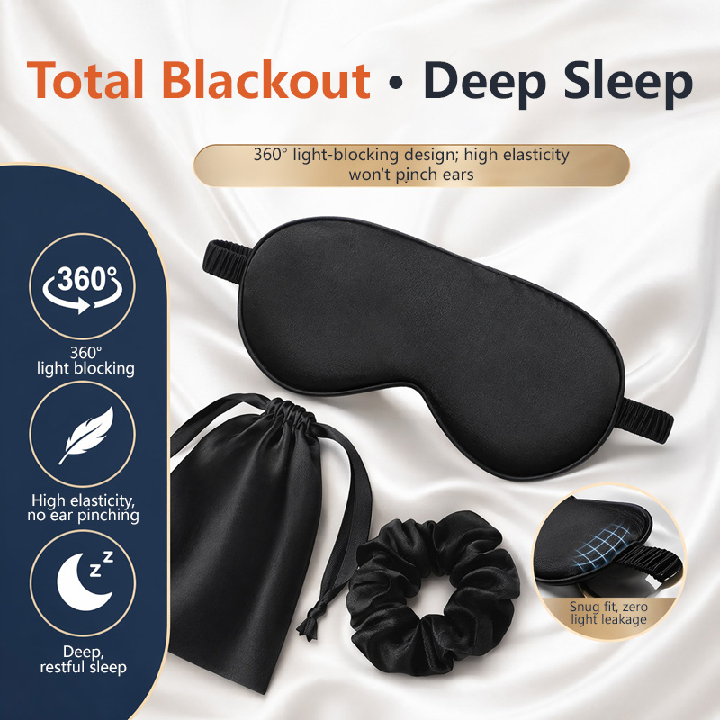 Travel Packing Accessories - Set di 3 Maschere per Occhi