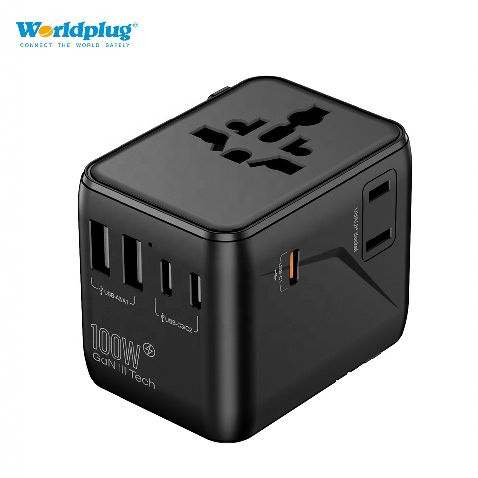 Travel Adapter Universal - Caricatore Rapido GaN PD 100W, Adattatore