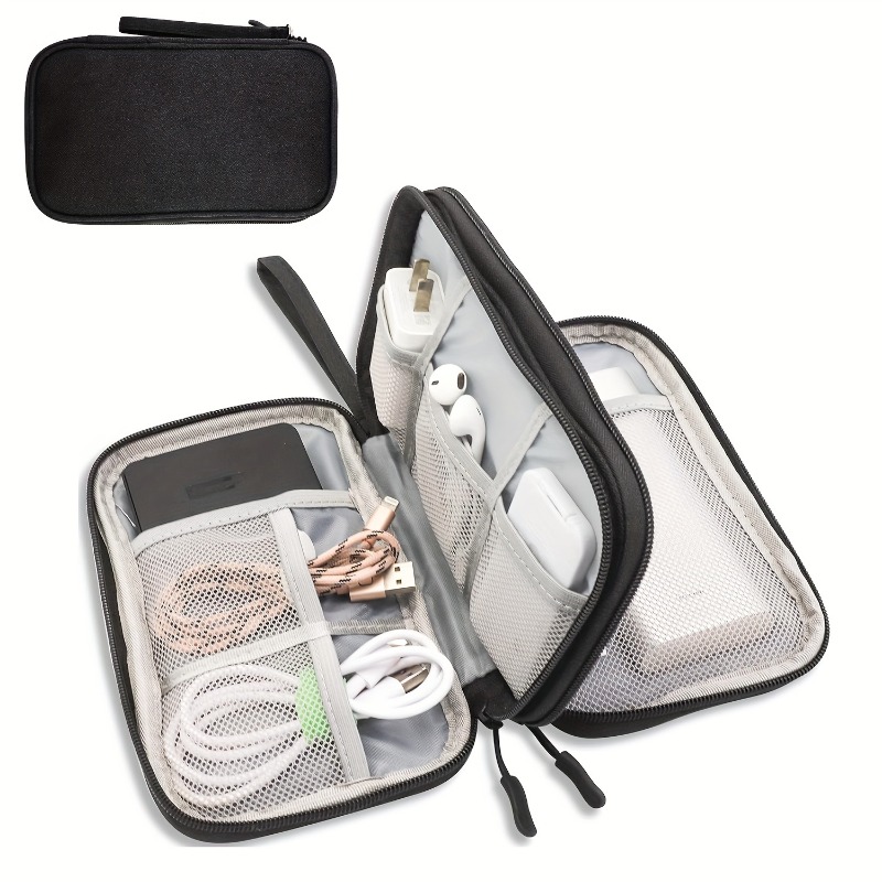 Travel Accessories Electronics - Borsa organizer da viaggio, custodia multi-tasca,