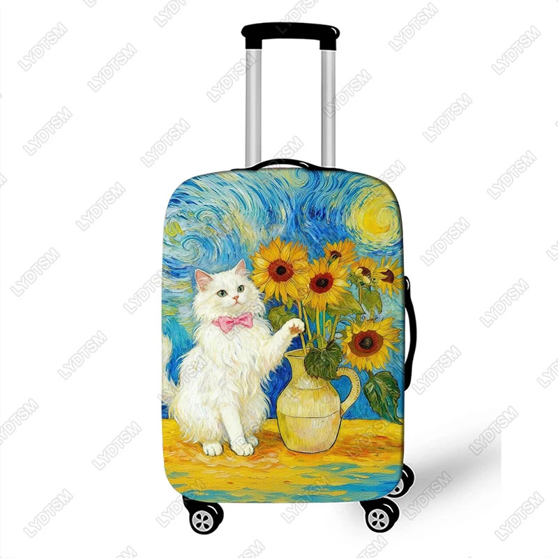 Travel Van Accessories - Pittura a olio Gatto nero Van