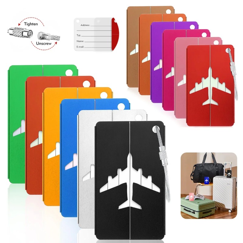 Travel Accessories For Plane - Etichetta per Bagagli in Lega di