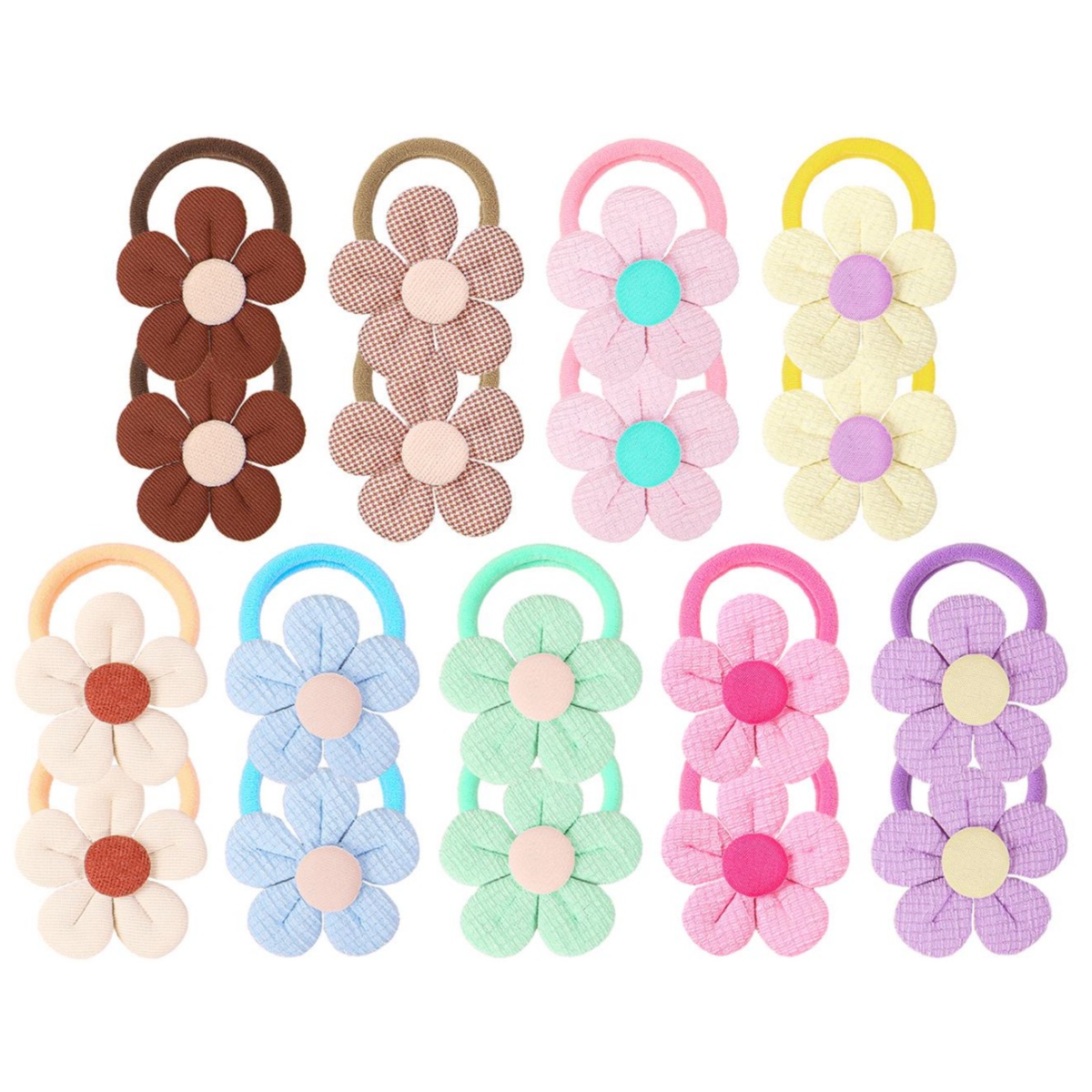 Travel Accessories For Kids - 18 pz Girasole Fascette Per Capelli
