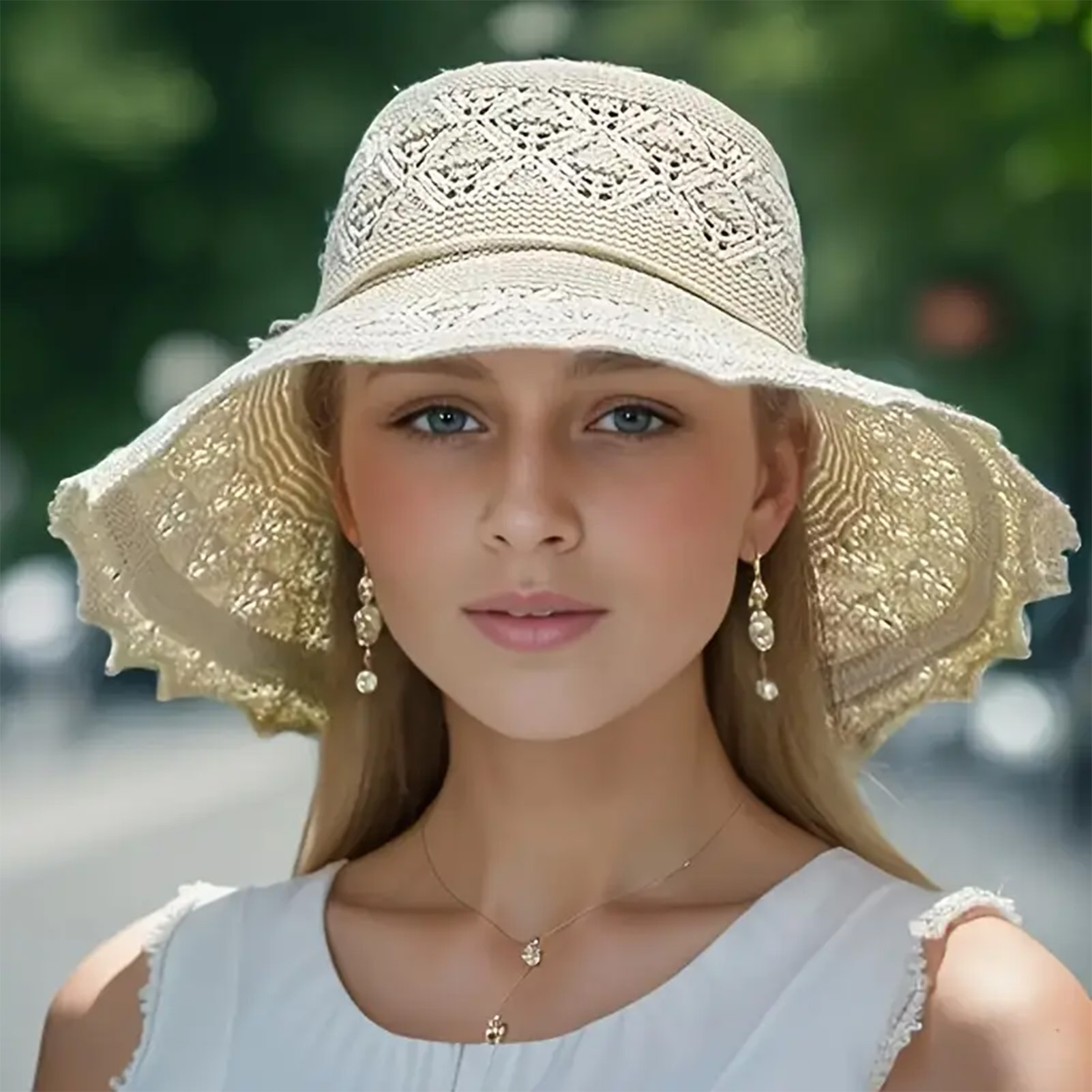 Travel Accessories Teens - Eleganti visiere parasole estive da spiaggia