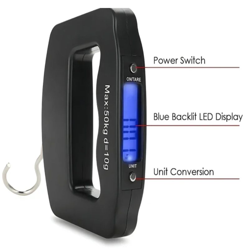 Travel Accessories Electronics - Bilancia da Viaggio Portatile 50kg/10g, Bilancia