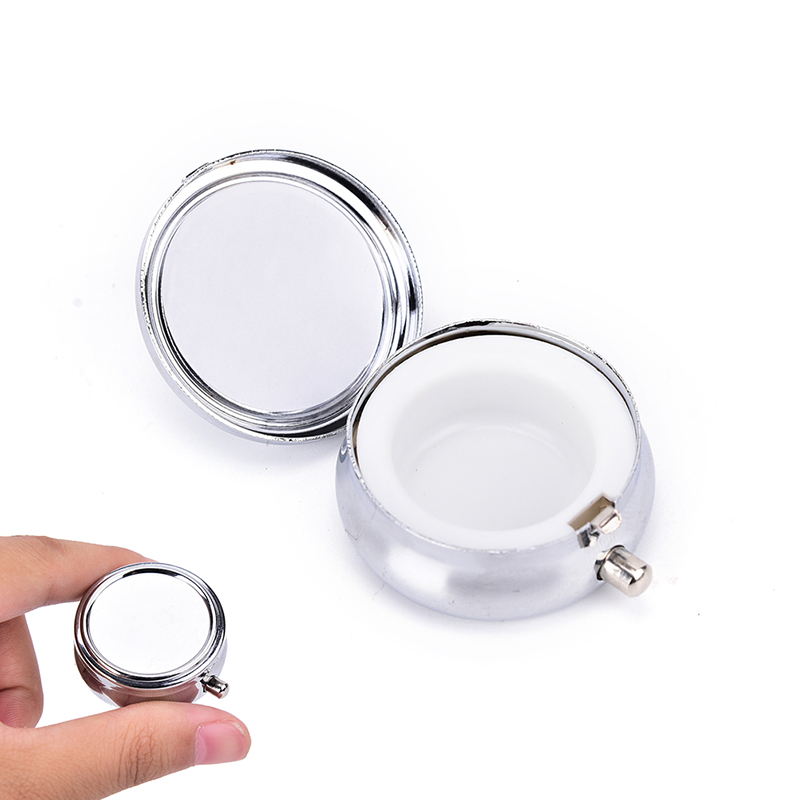 Travel Jewellery & Accessories Organiser - Portapillole da Viaggio in Metallo, Contenitore