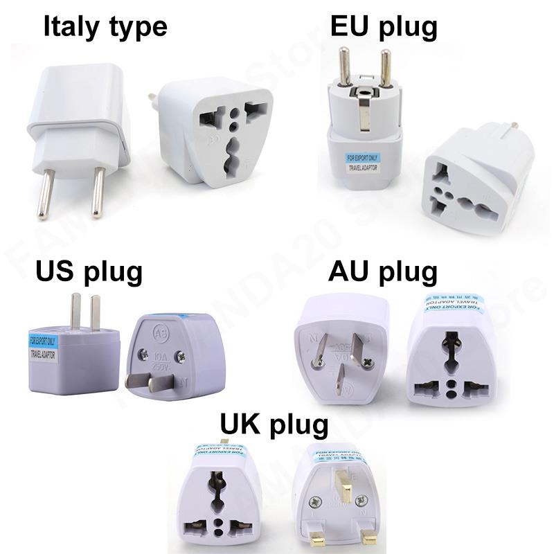 Travel Adapter Universal - Adattatore universale per prese USA/UK/AU/DE/Italia, da