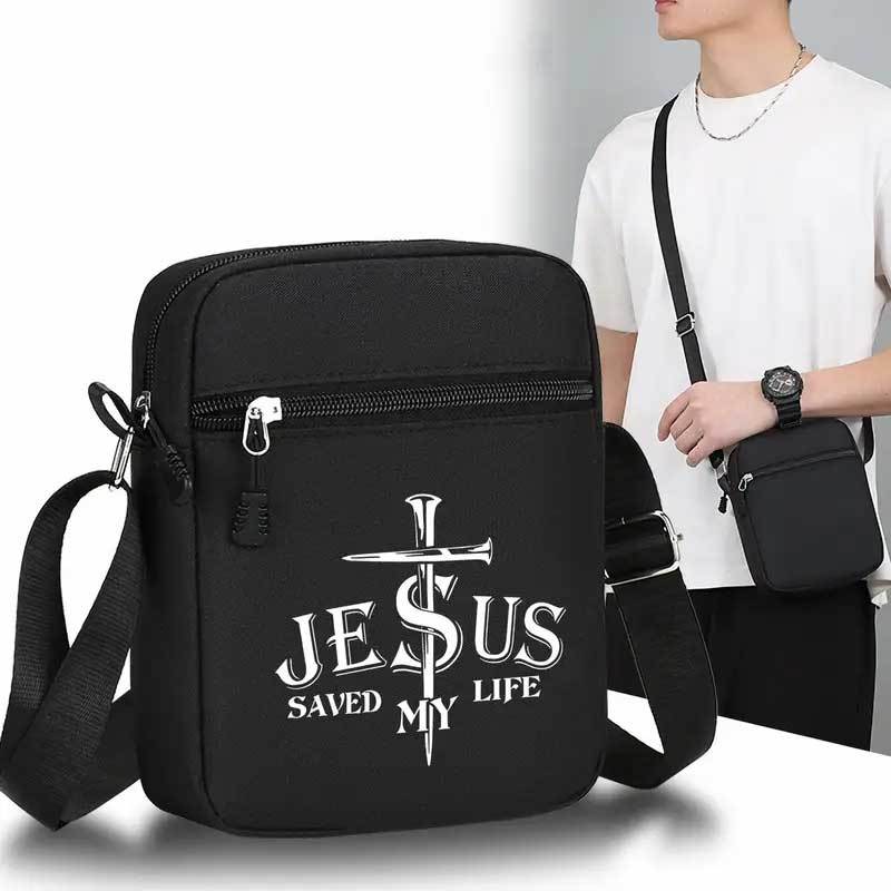 Travel Accessories Teens - Borsa a Tracolla con Scritta 'Jesus
