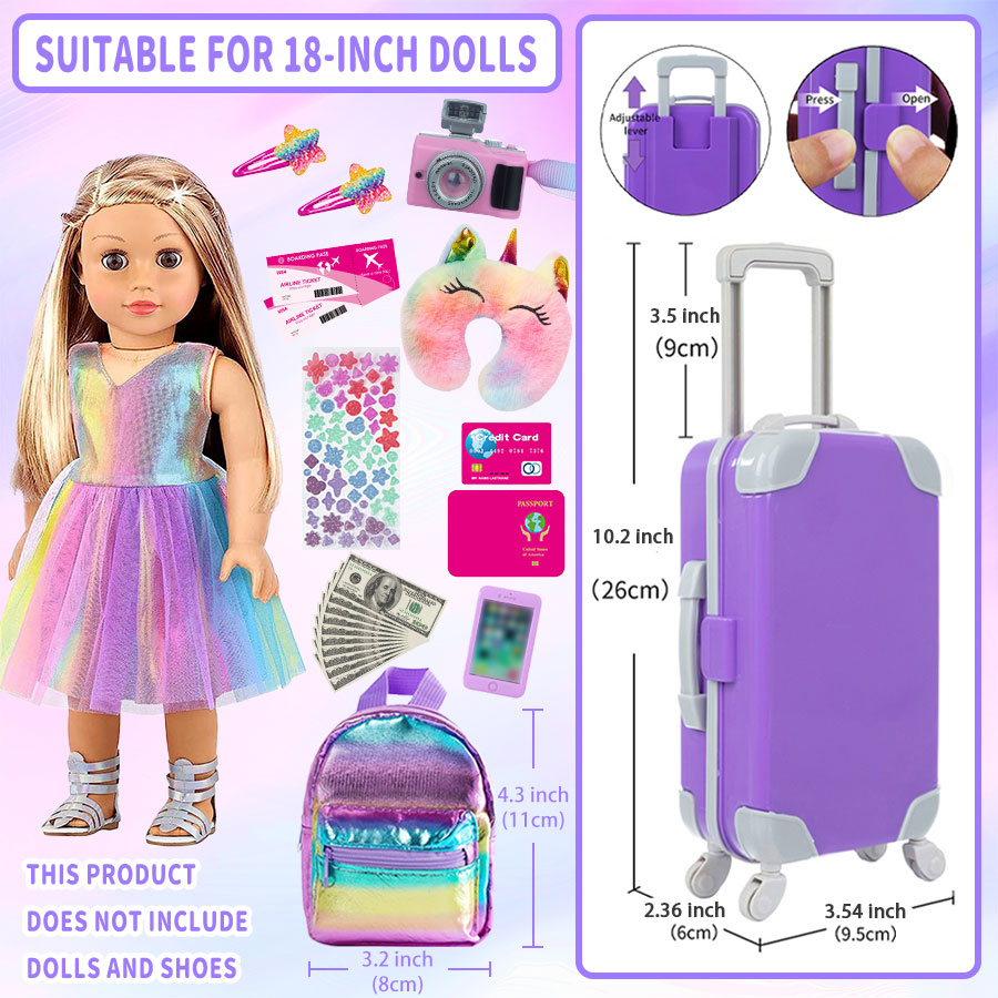 Set da Viaggio per Bambole da  - Travel Accessories For Kids recensione e prezzo
