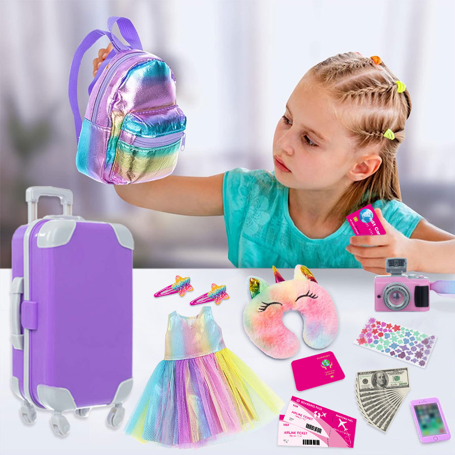 Set da Viaggio per Bambole da  - Travel Accessories For Kids recensione e prezzo