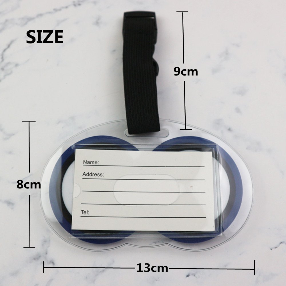 Etichette per bagagli con occh - Travel Accessories Name recensione e prezzo