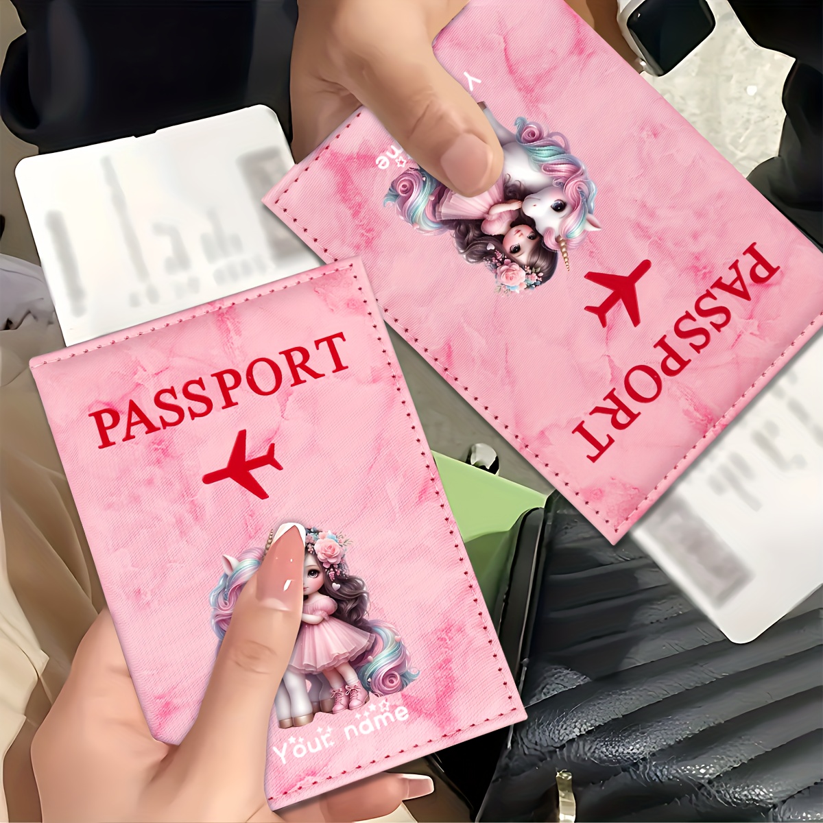 Porta passaporto in PU con mot - Travel Accessories For Plane recensione e prezzo