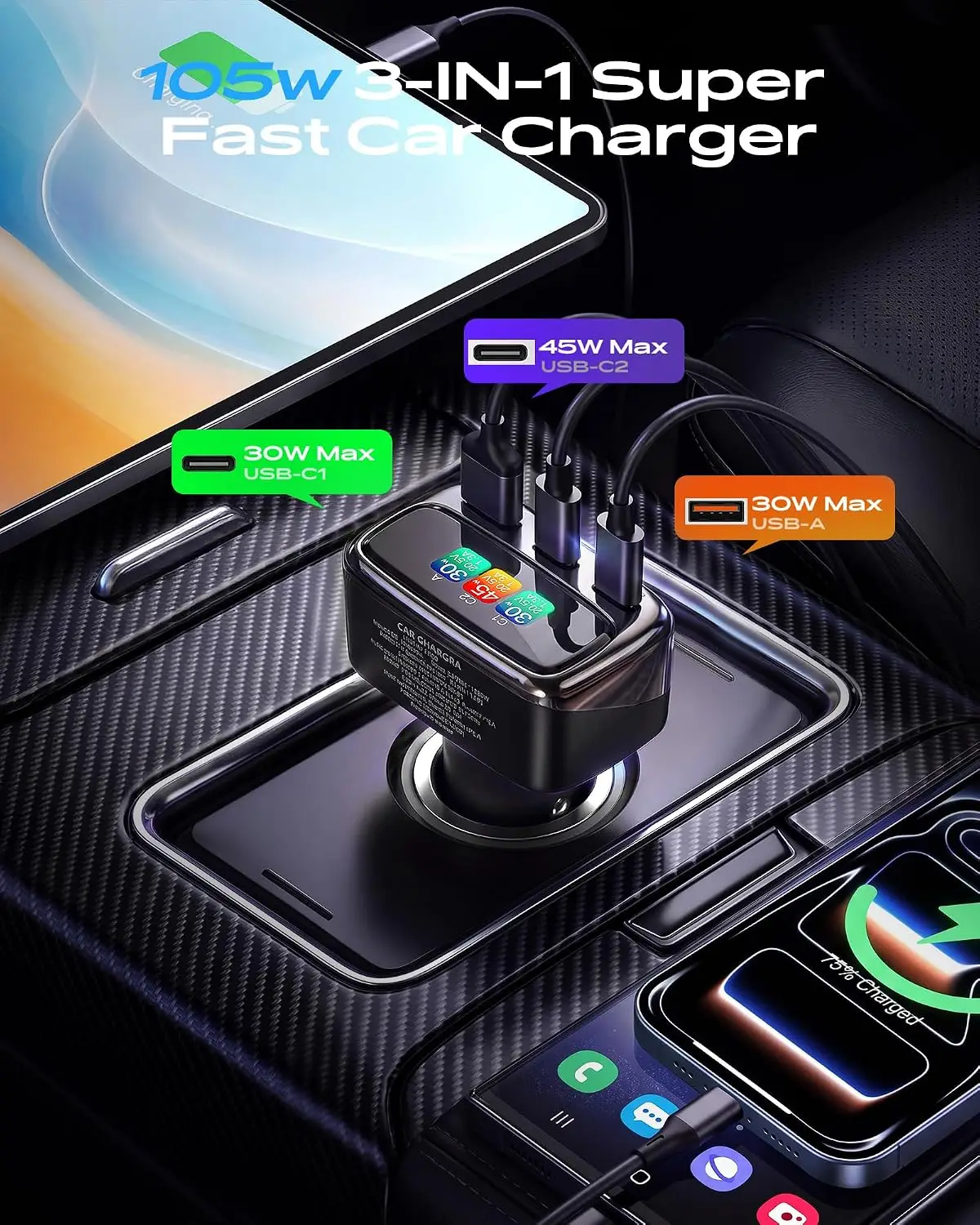Caricabatterie da auto USB-C d - Travel Accessories For Men recensione e prezzo