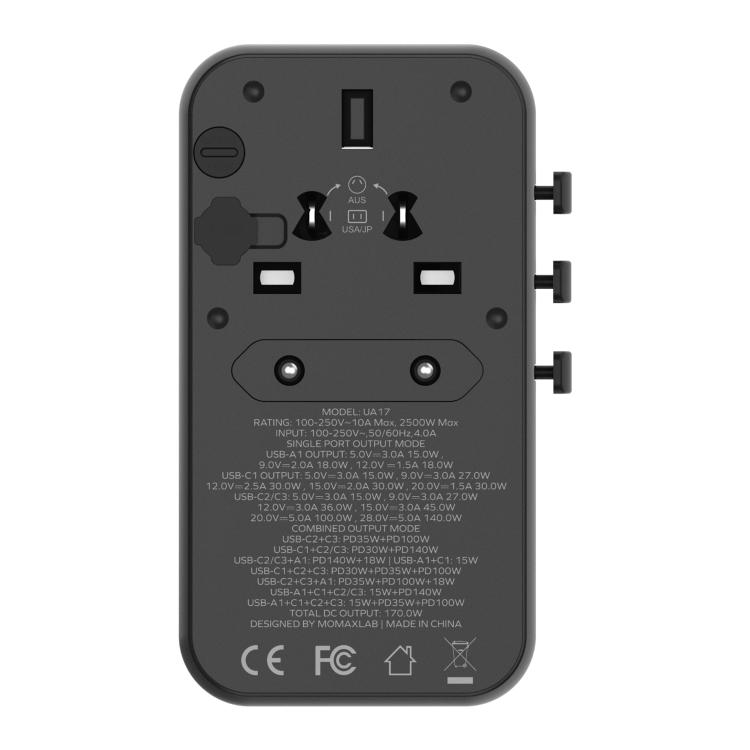 Promozione MOMAX UA17 1-World  - Travel Adapter Universal recensione e prezzo