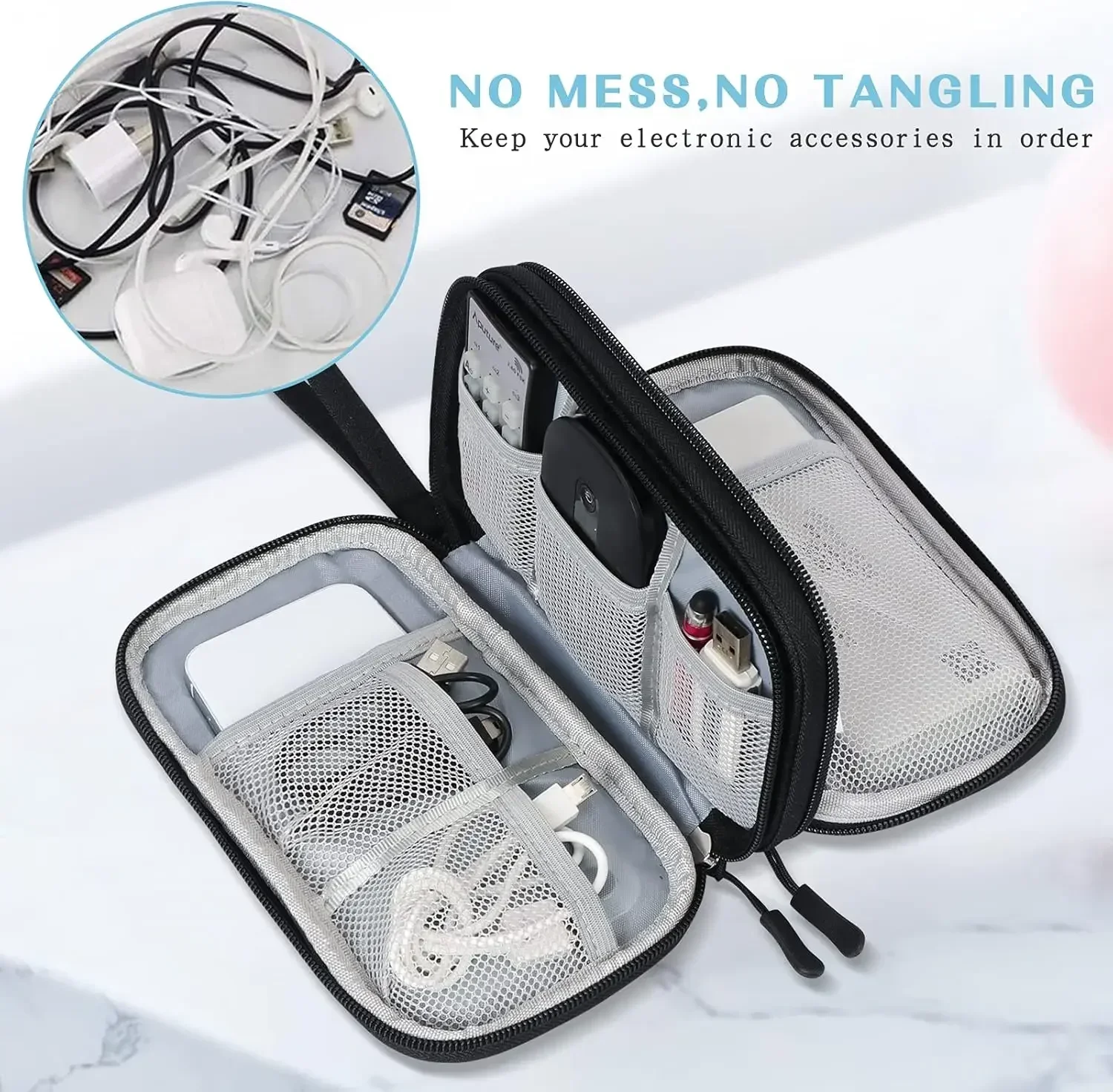 Borsa da Viaggio per Cavi, Cus - Travel Accessories Electronics recensione e prezzo