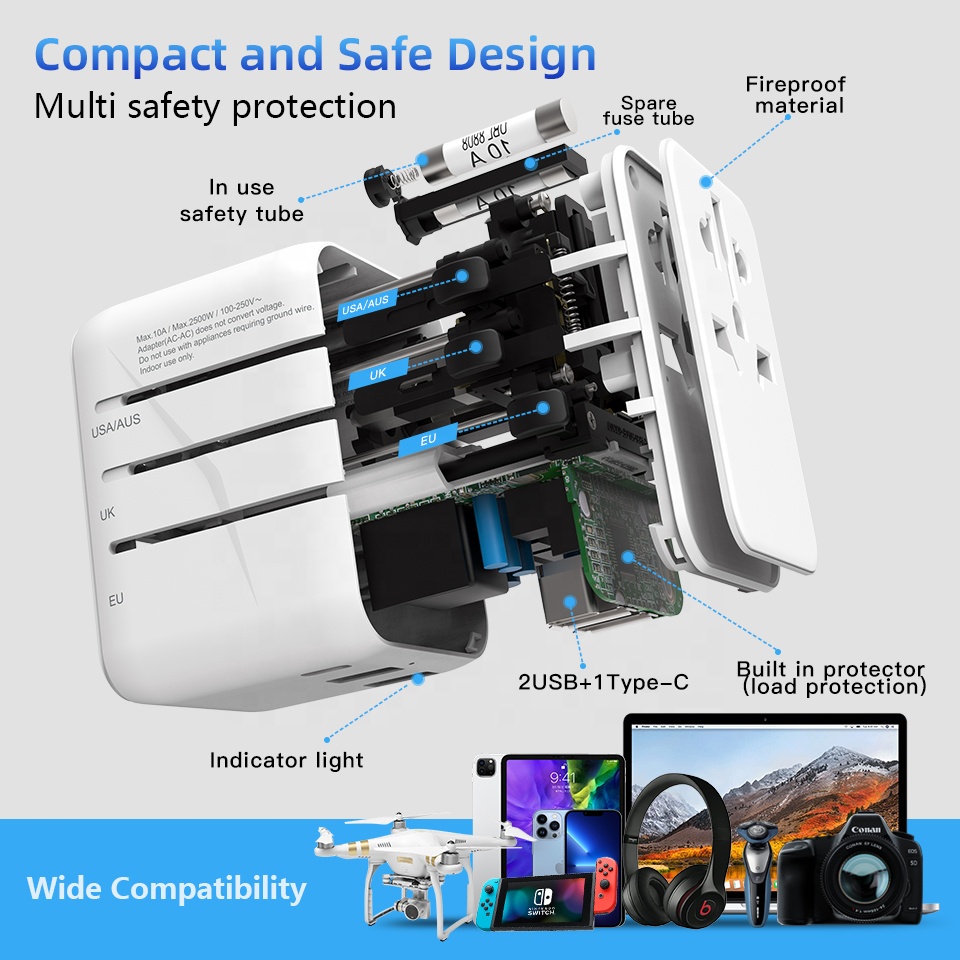 Caricatore GaN 20W Tipo C, Ada - Travel Adapter Universal recensione e prezzo