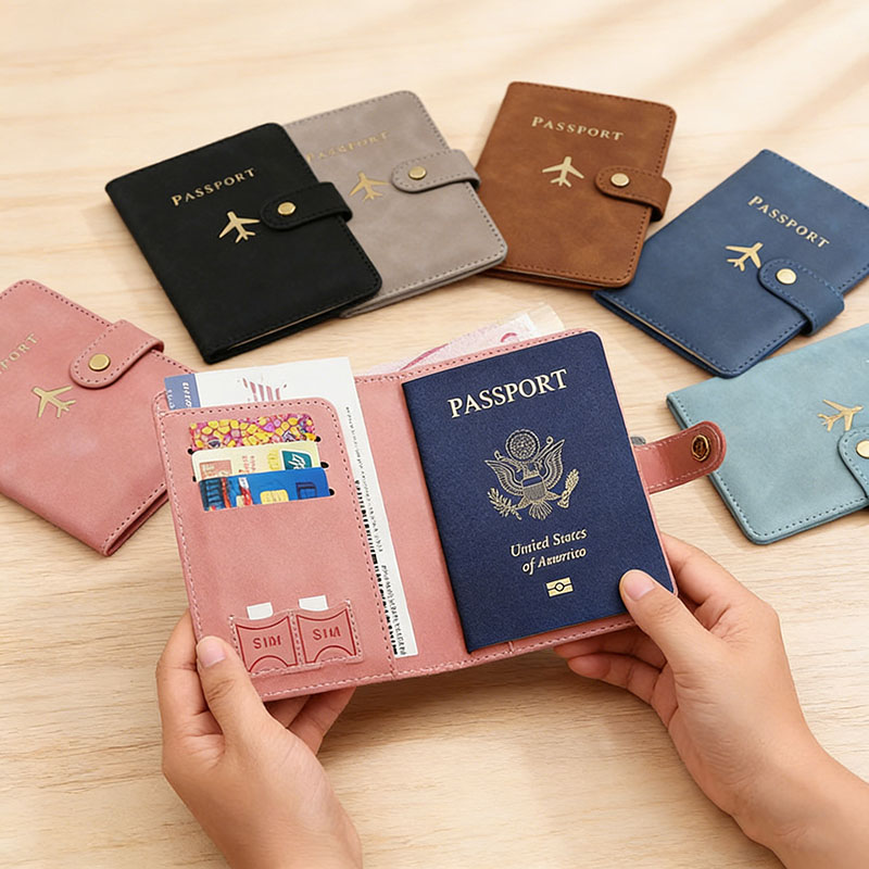 Porta Passaporto in Pelle con  - Travel Accessories For Plane recensione e prezzo