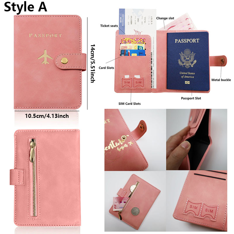 Porta Passaporto in Pelle con  - Travel Accessories For Plane recensione e prezzo