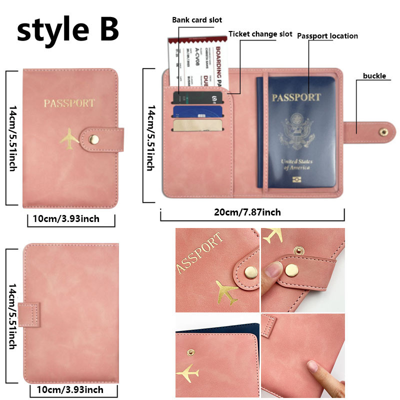 Porta Passaporto in Pelle con  - Travel Accessories For Plane recensione e prezzo