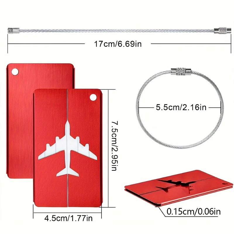 Etichetta per Bagagli in Lega  - Travel Accessories For Plane recensione e prezzo