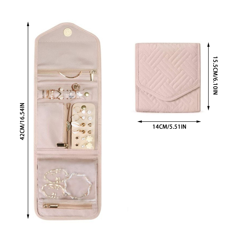Rotolo di gioielli pieghevole  - Travel Jewellery & Accessories Organiser recensione e prezzo