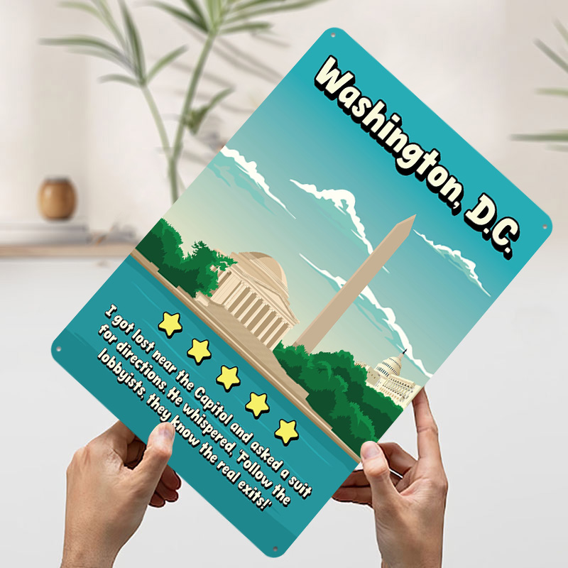 Washington D.C. Divertente Pos - Travel Accessories Reviews recensione e prezzo