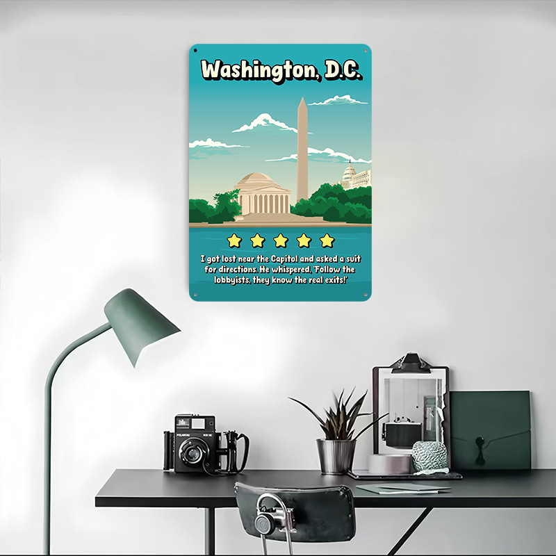 Washington D.C. Divertente Pos - Travel Accessories Reviews recensione e prezzo