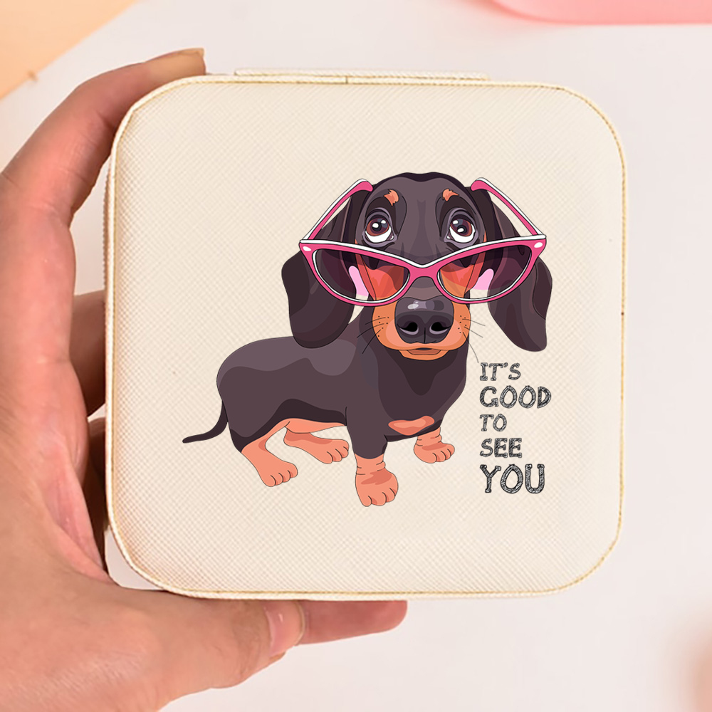 Amo i bassotti Stampa portagio - Travel Jewellery & Accessories Organiser recensione e prezzo